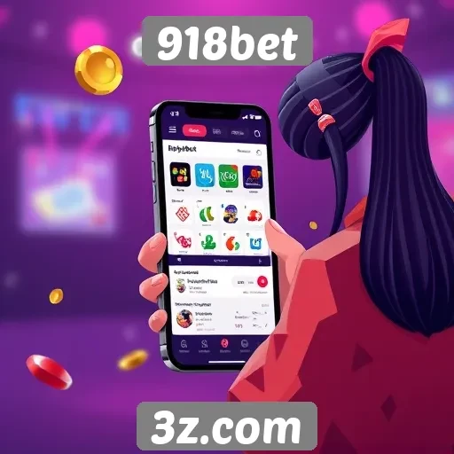 Experiência do usuário no design do site 918bet